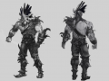 Concept art of the new armors
