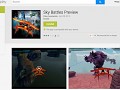 Sky Battles Preview available on Google Play