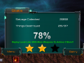 Added 'star' rating system for performance on each planetary system...