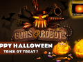 Guns and Robots in preparation for Halloween 
