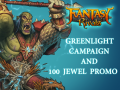 Fantasy Rivals Greenlight and 100 Jewel Promo