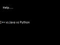 Engine: Java, Python or C++