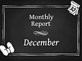 December 2016 Progress Report