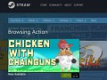 Chicken with Chainguns was released on Steam today.