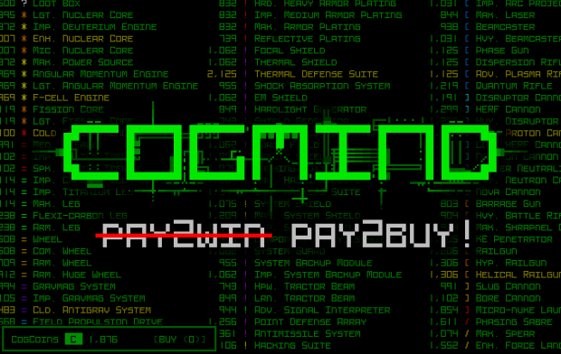 Cogmind goes P̶a̶y̶2̶W̶i̶n̶ "Pay2Buy"