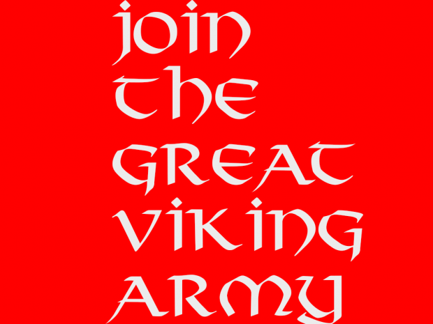 Become a raider, be a Viking.