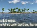 Alpha 34 - Banana Build modules, Banana Raft and Canoe, Dead Grass, Stick Torch