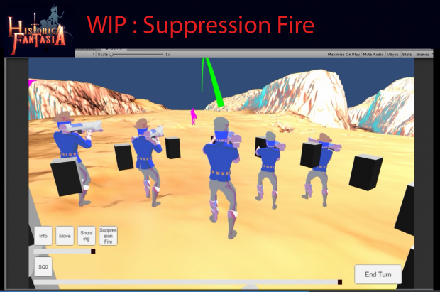 Historica Fantasia WIP : Suppression Fire