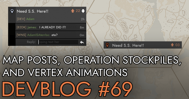 Devblog 69: Map Posts, Operation Stockpiles and vertex animations.