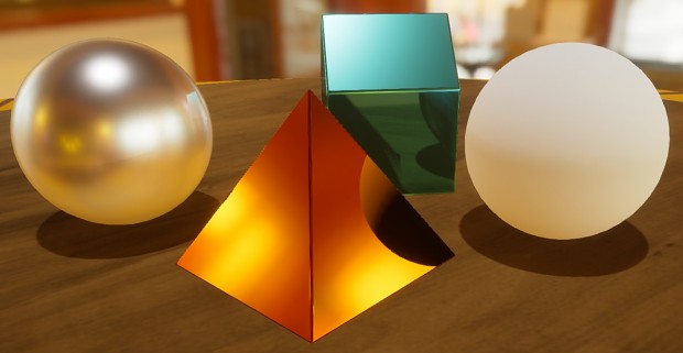 Shiny colored metal