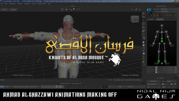 Fursan al-Aqsa Dev Blog #5 - Updated Animations for Ahmad al-Ghazzawi