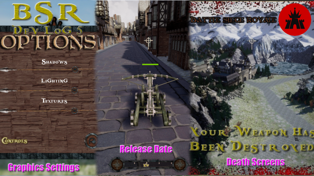 Graphics Settings, Death Screens and New launch date