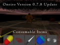 Oneiro Version 0.7.8 Changelog