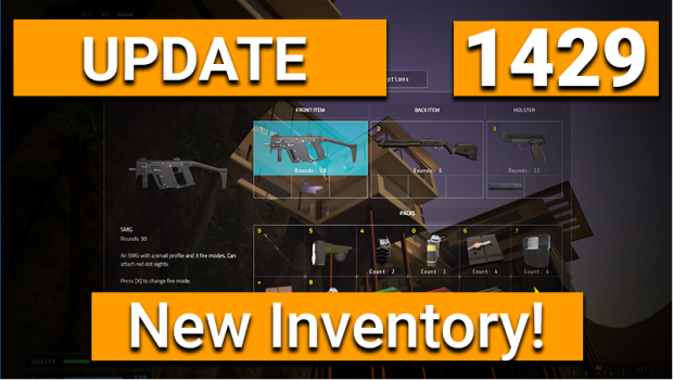 Update 1429 - Totally new UI, Inventory, and More!