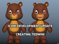 O'ink Update: Modeling, texturing, and rigging Tedwin!