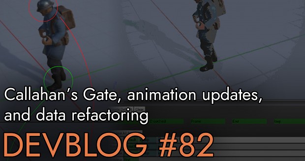 Devblog 82 - Callahan’s Gate, animation updates, and data refactoring