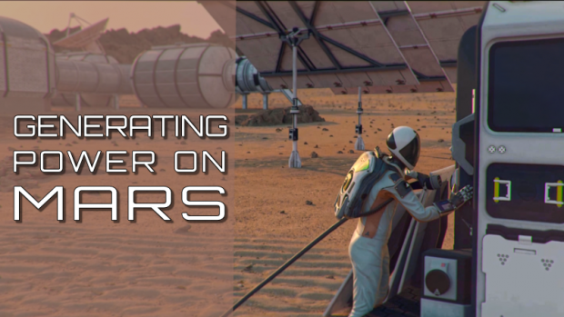 Generating power on Mars