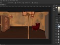Progress Report: More environment art updates for the initial scenes and updated Game Mechanics