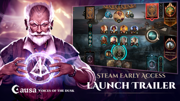Causa, Voices of the Dusk contrasts the CCG genre with a fresh indie take