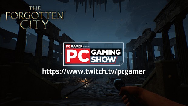 We were on the PC Gaming Show with The Forgotten City!