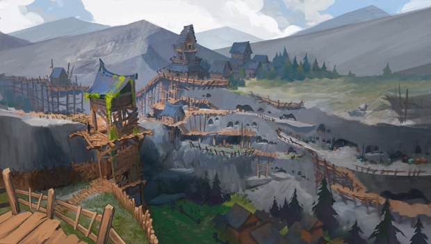 How we spent two weeks to create a concept art for Frozen Flame