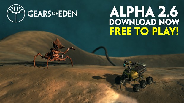 Gears of Eden Alpha 2.6 is here and FREE to play (and brings space-crab combat)!