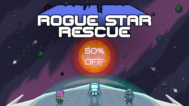 Rogue Star Rescue gets a new update and participates in the Steam Summer Sale - 50% off!