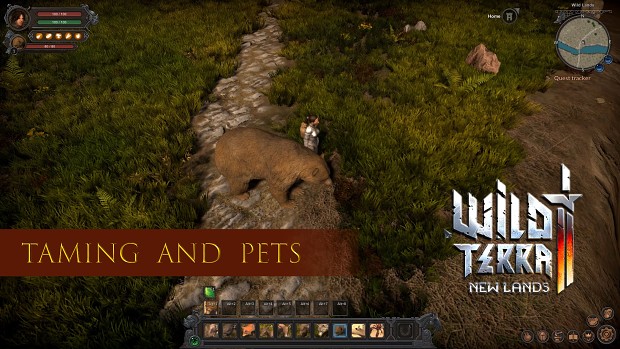 Wild Terra 2 - Pets and Taming. Gameplay video