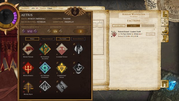Devlog #36 | Leader Factions, Status and Perk Summary UI