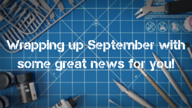 Wrapping up September with some great news for you!