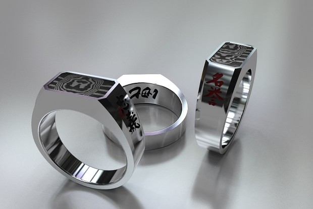 Die by the Blade Kickstarter: Hand made Bushido ring