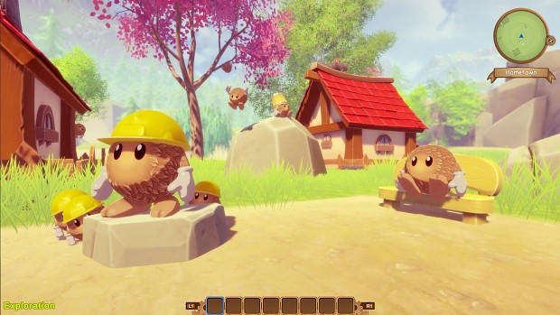 Action Bar for construction mode and final Boxo model and animations