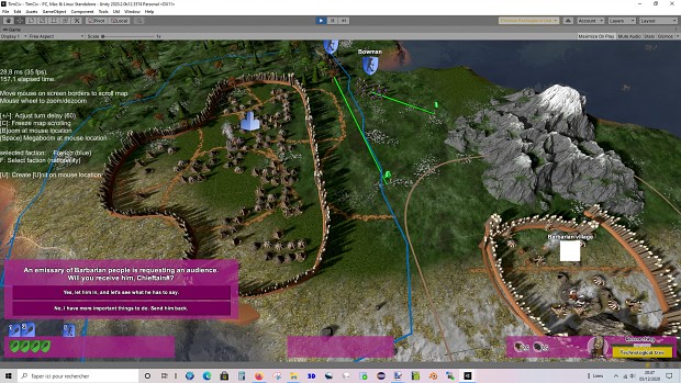 New features: diplomacy, borders, tutorial, barbarians and city walls