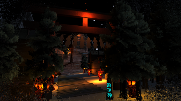 Created first scene and working on the mood of the game