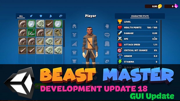 Beast Master - Dev Update 18 - GUI Improvements