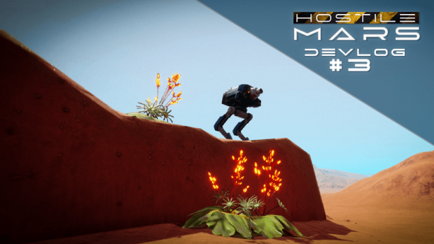 Hostile Mars Devlog Update 03: Plants! (Lichens and Bryophytes), Laser Traps, New Robot Textures