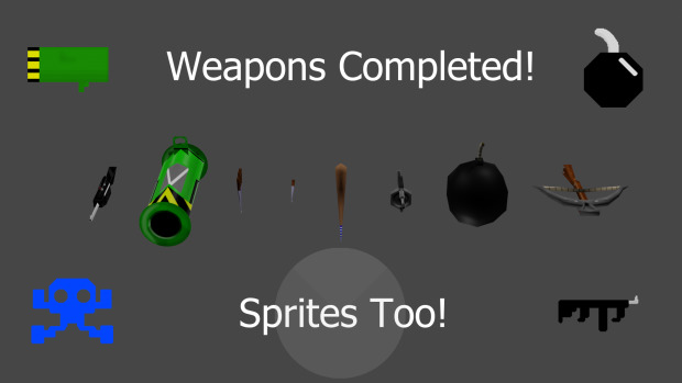 Weapons and Sprites for Heist Completed