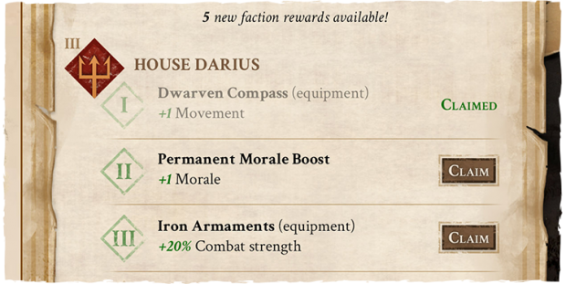 Devlog #42 | Faction Rewards