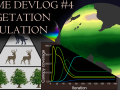 A differential equation based vegetation simulation