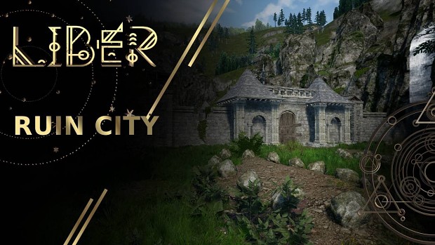 The process of developing a location - the ruins of an ancient city