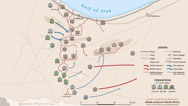 Attack at Dawn: North Africa - Gameplay Video: Battle of Alam el Halfa