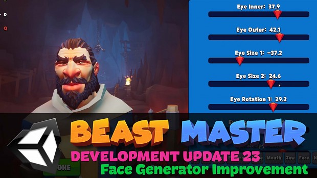 Beast Master - Development Update 23 - Face Generator Improvement