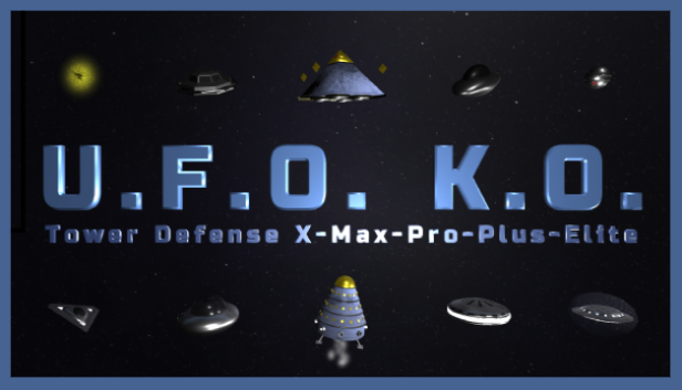 U.F.O. K.O. Tower Defense available on steam 8/2/2021