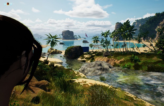 Demonstration of procedural foliage with Unreal Engine
