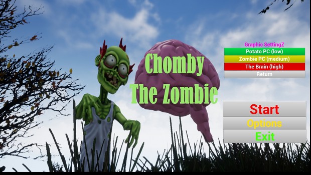 "Chomby The Zombie" - A New 3D-Platformer For Windows And Mobile (Early Development)