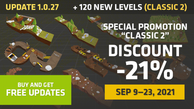 Offroad Mania 1.0.27 updates + Discount 21% Sep 9-23