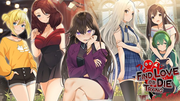Date-or-Die in Find Love or Die Trying, a free anime dating sim!