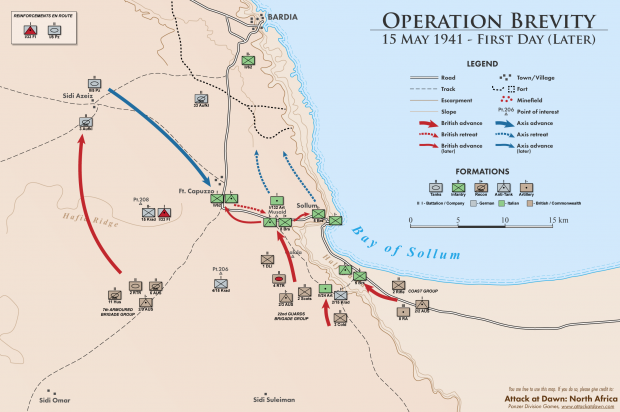 Maps of the Operation Brevity