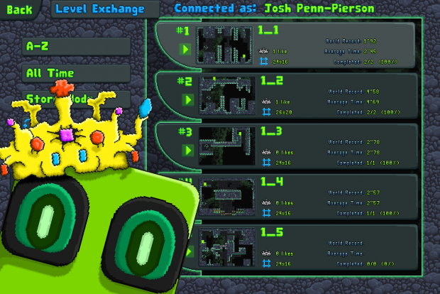 Changelog v1.5.1 - v1.6.0 - Heart Achievements & Quick Play Story Mode Levels