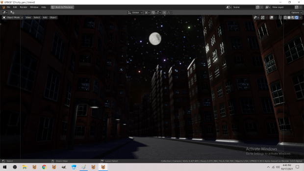 Buildings are now generated and streamed in realtime